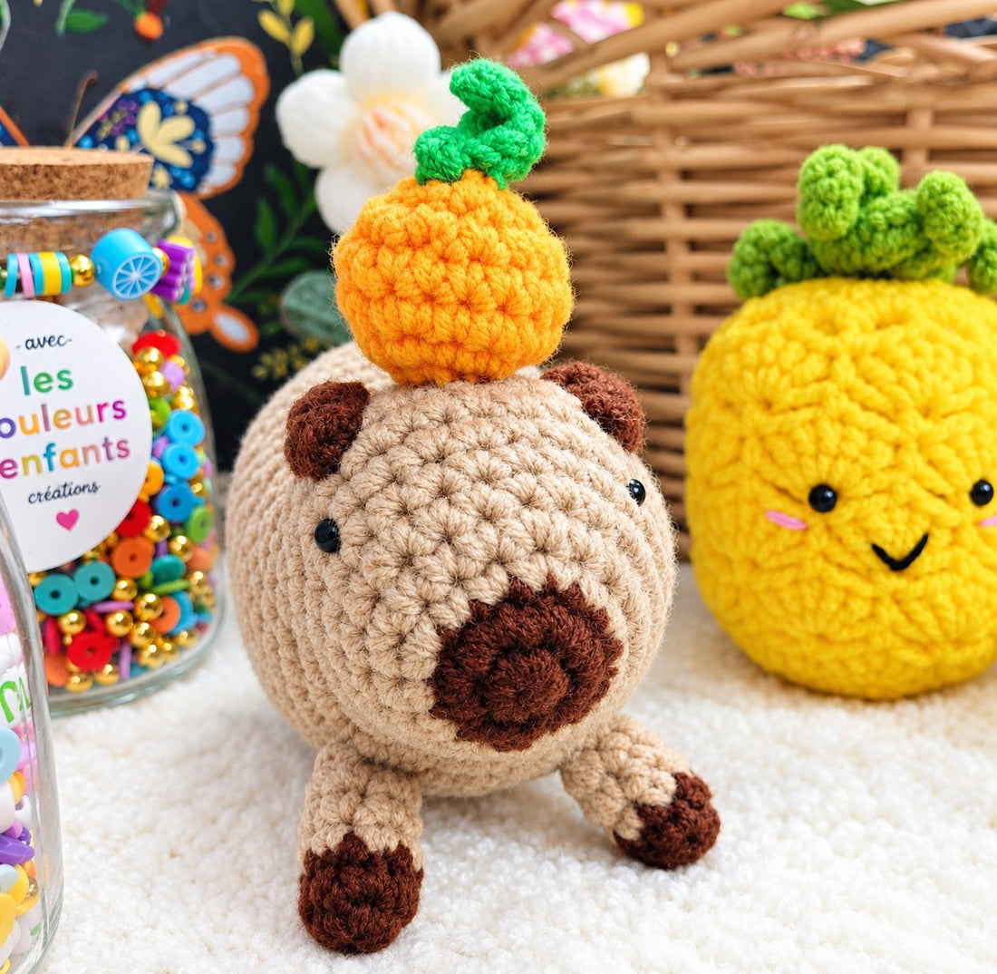 Kit de crochet – Capybara Zen (Amigurumi) - PBI ART