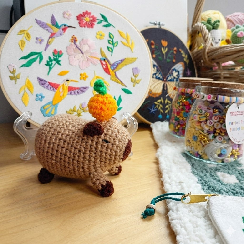 KIT DIY CROCHET – CAPYBARA ZEN
