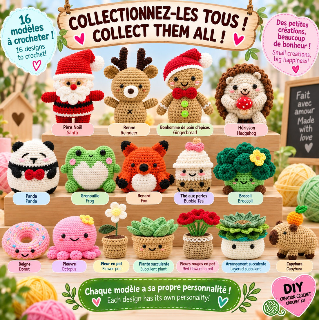 Kit de crochet – Capybara Zen (Amigurumi) - PBI ART