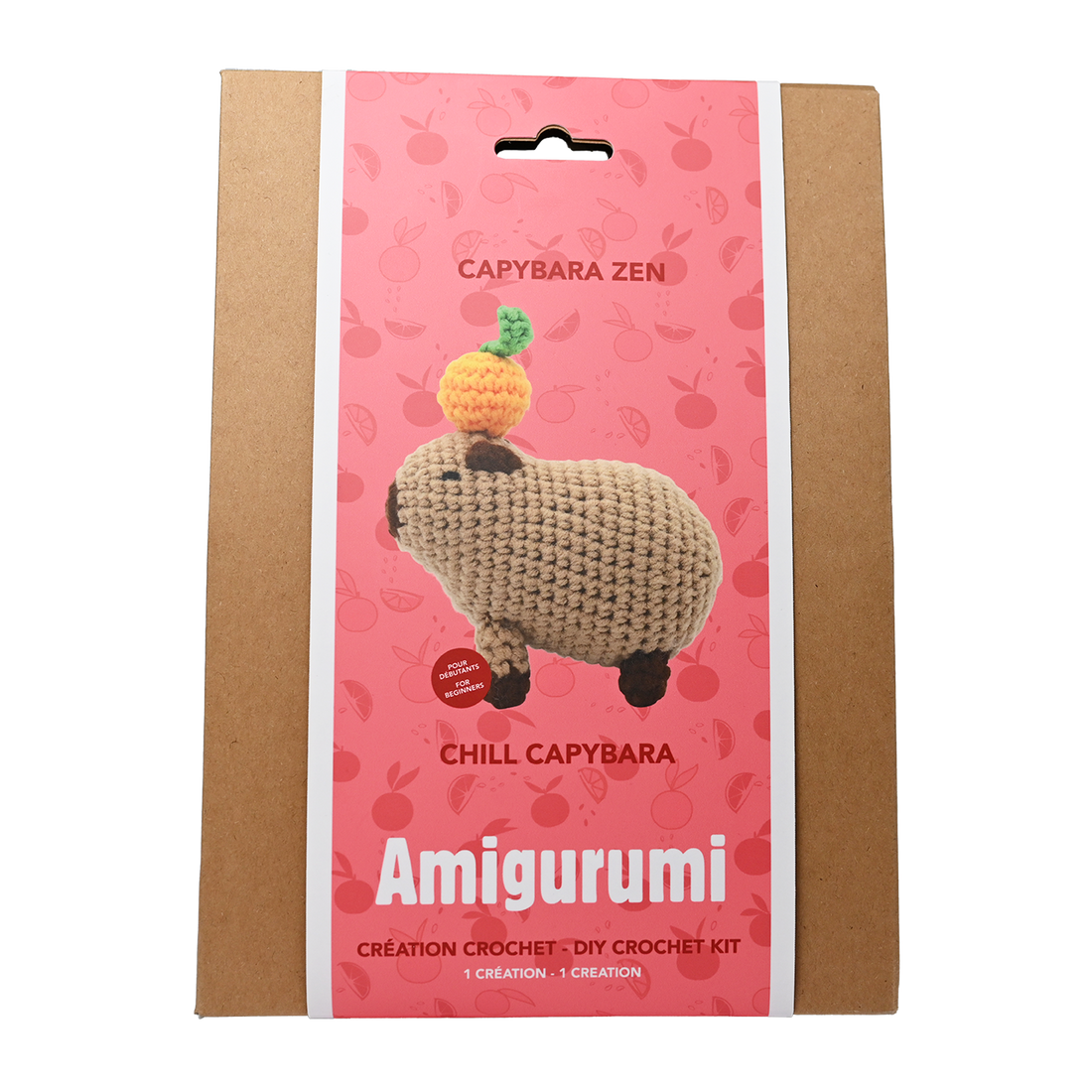 KIT DIY CROCHET – CAPYBARA ZEN PBI ART