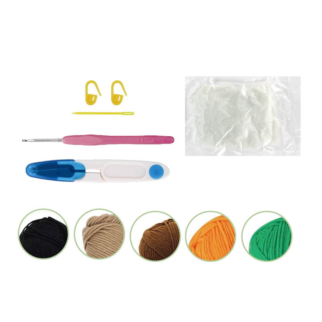 KIT DIY CROCHET – CAPYBARA ZEN PBI ART