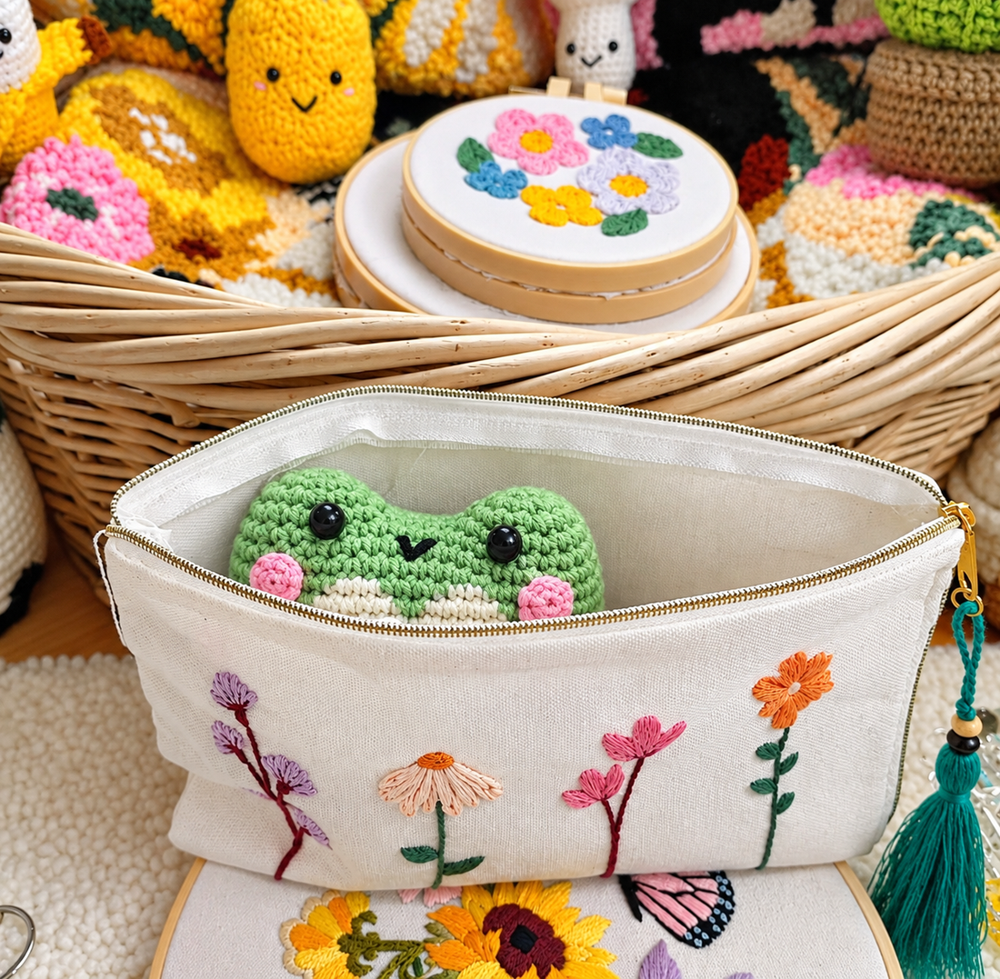 KIT DIY CROCHET – PETITE GRENOUILLE - PBI ART