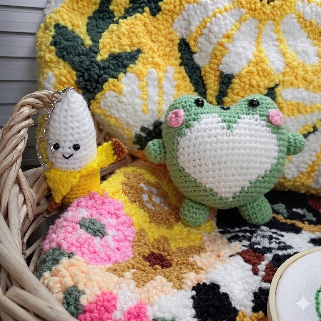 KIT DIY CROCHET – PETITE GRENOUILLE - PBI ART
