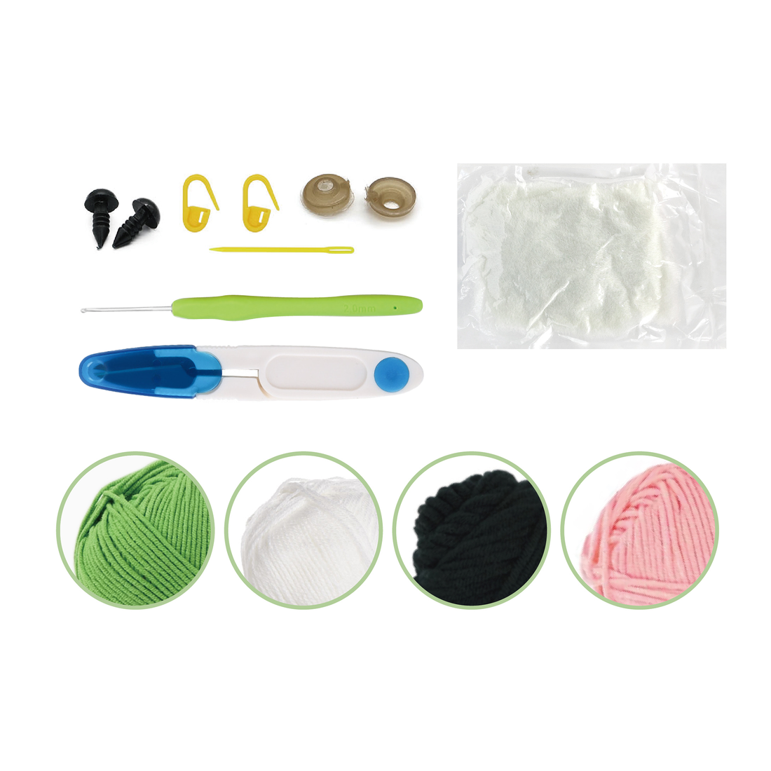 KIT DIY CROCHET – PETITE GRENOUILLE PBI ART
