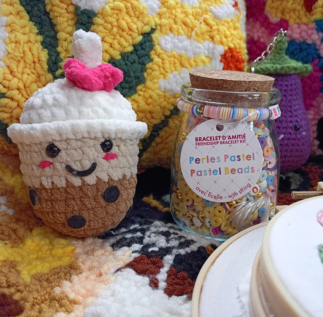 KIT DIY CROCHET – THÉ BOBA