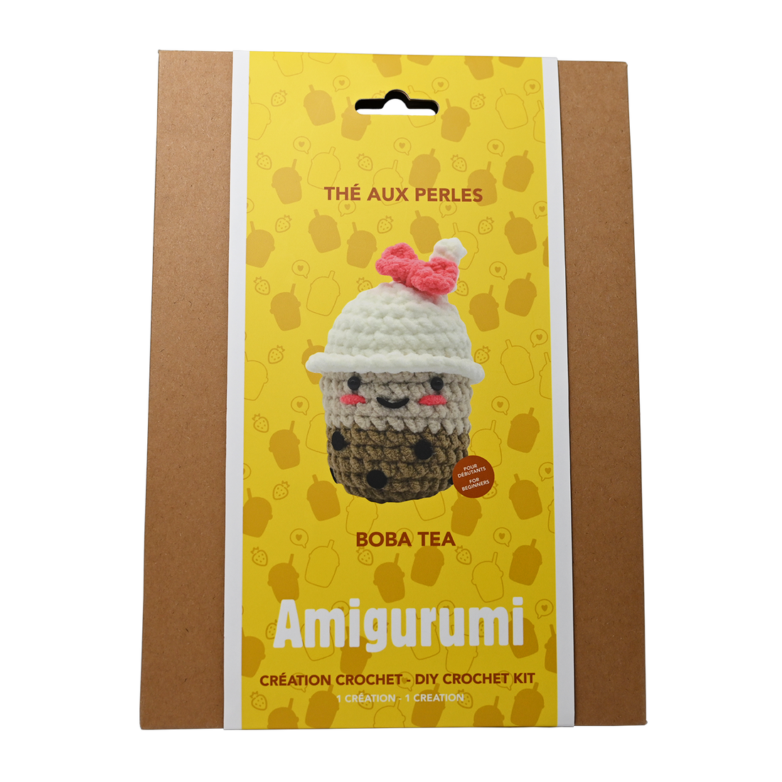 KIT DIY CROCHET – THÉ BOBA PBI ART
