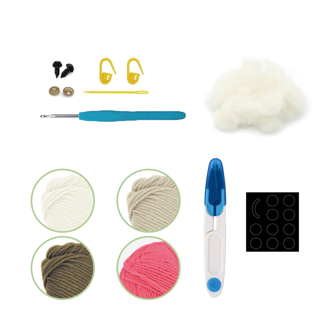 KIT DIY CROCHET – THÉ BOBA PBI ART