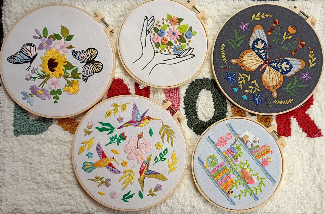 KIT DE BRODERIE – PAPILLON MINUIT PBI ART