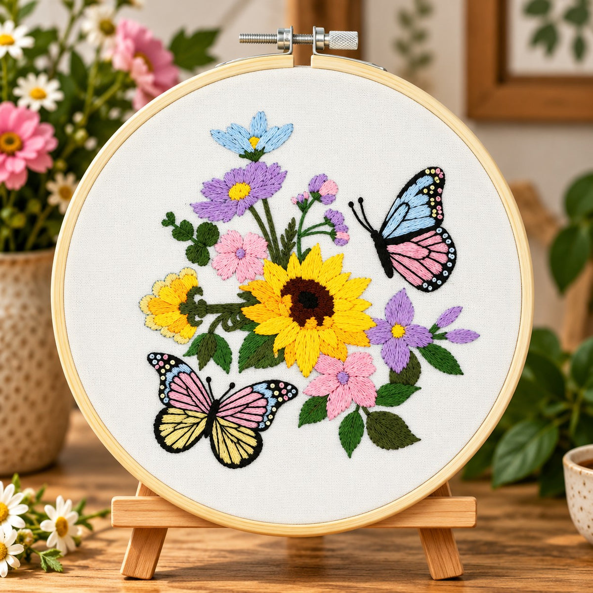 KIT DE BRODERIE– PAPILLON - PBI ART
