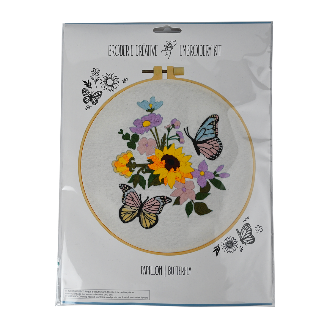 KIT DE BRODERIE– PAPILLON PBI ART