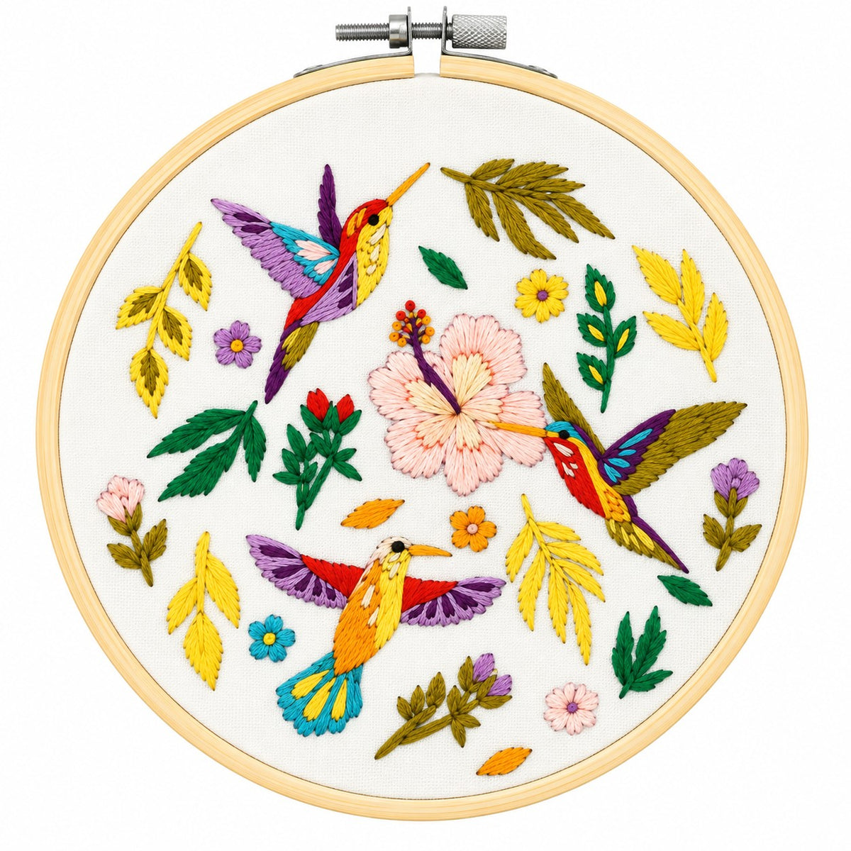 KIT DE BRODERIE – OISEAUX EN LIBERTÉ - PBI ART