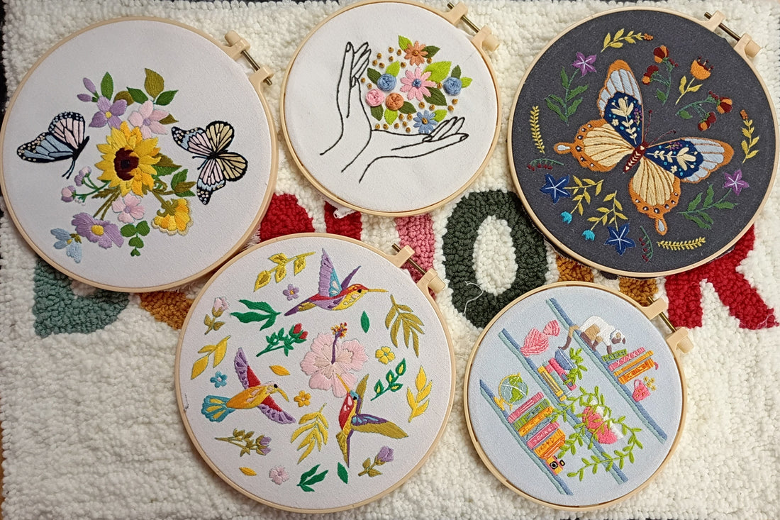KIT DE BRODERIE – OISEAUX EN LIBERTÉ PBI ART