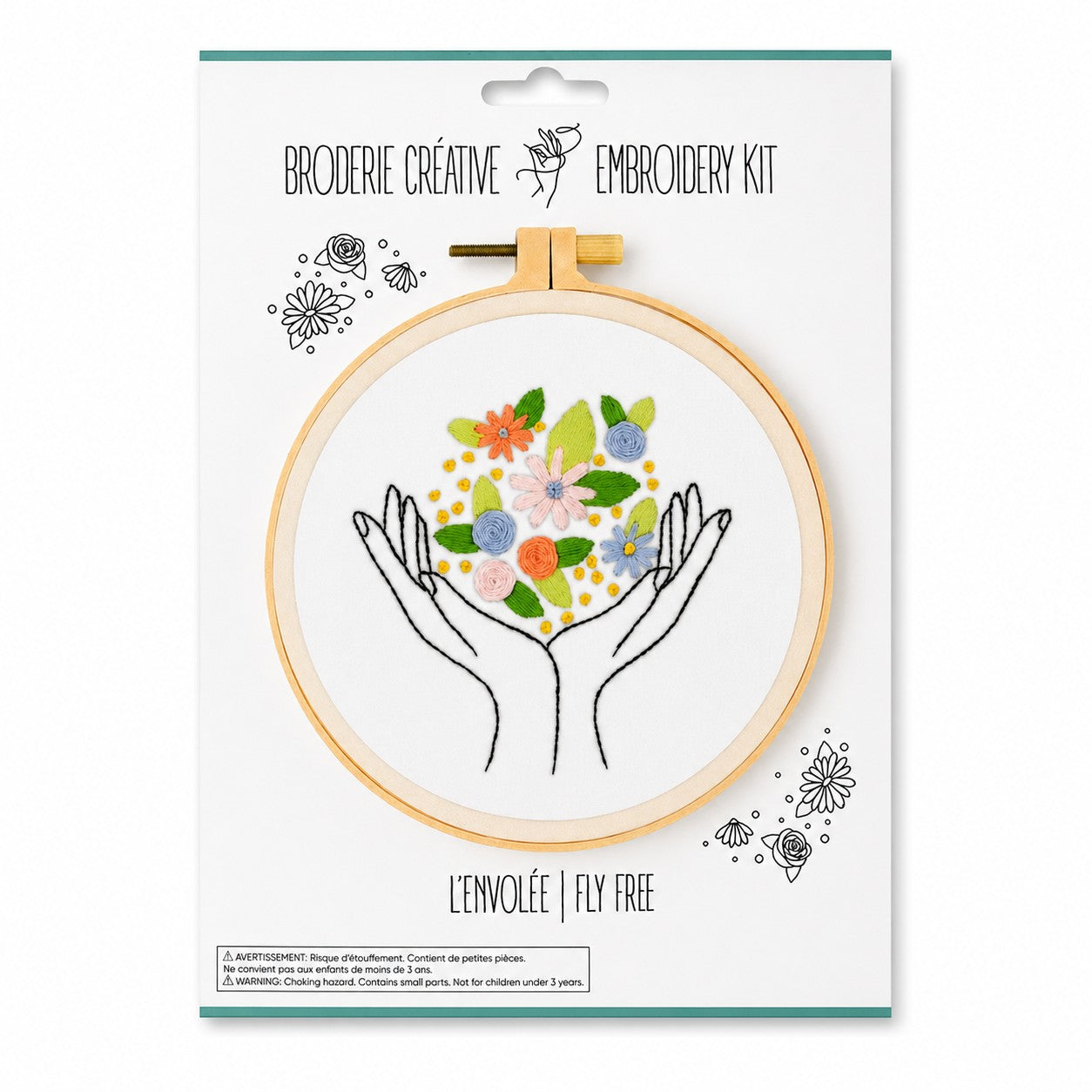 FLY FREE EMBROIDERY KIT