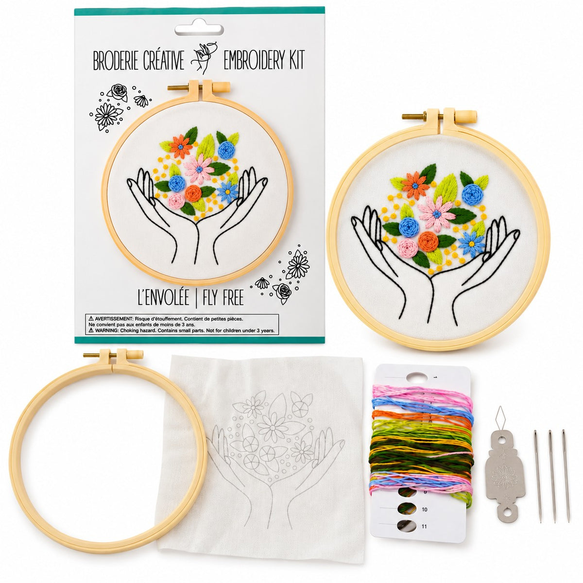 KIT DE BRODERIE – L'ENVOLÉE - PBI ART