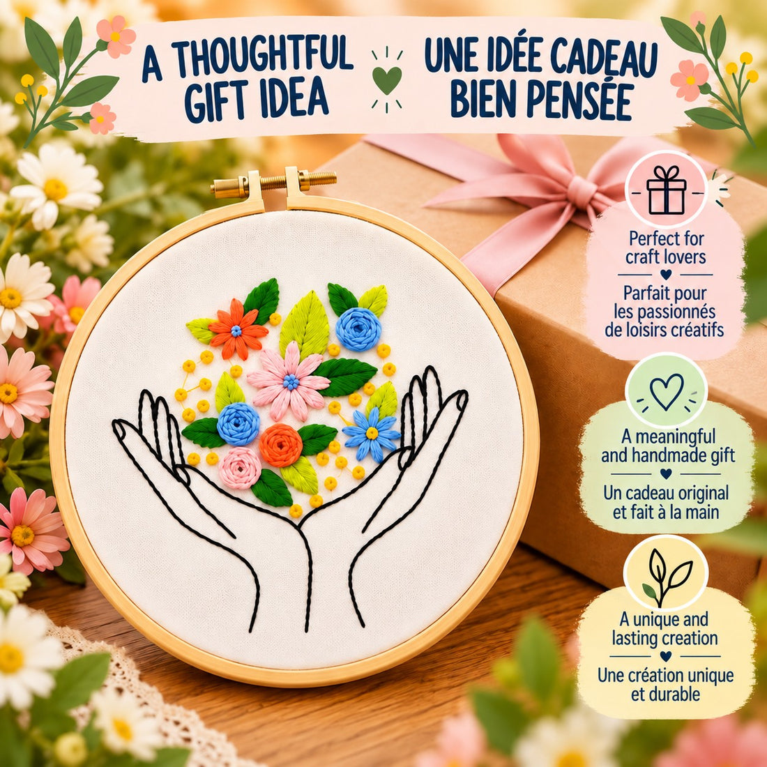 KIT DE BRODERIE – L'ENVOLÉE - PBI ART