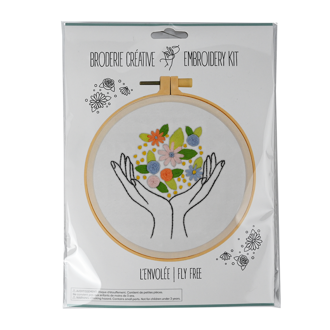 KIT DE BRODERIE – L'ENVOLÉE PBI ART