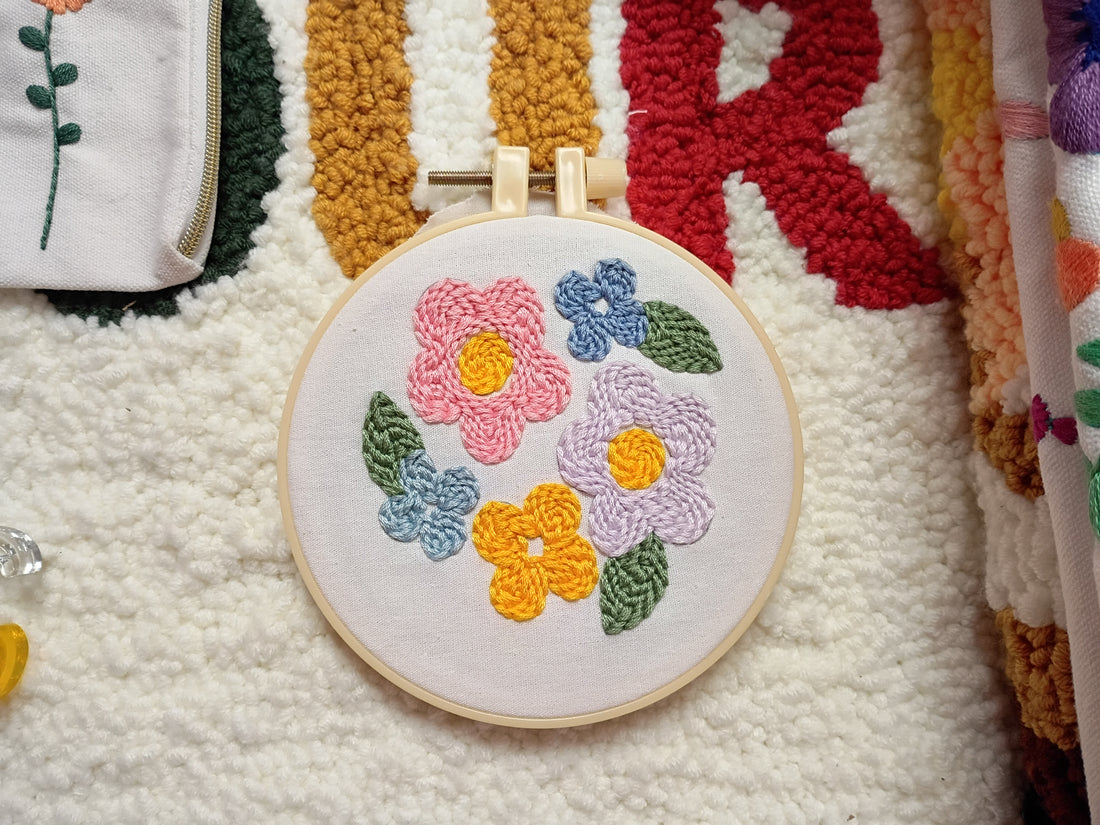 KIT MINI PUNCH NEEDLE – FLEUR PBI ART