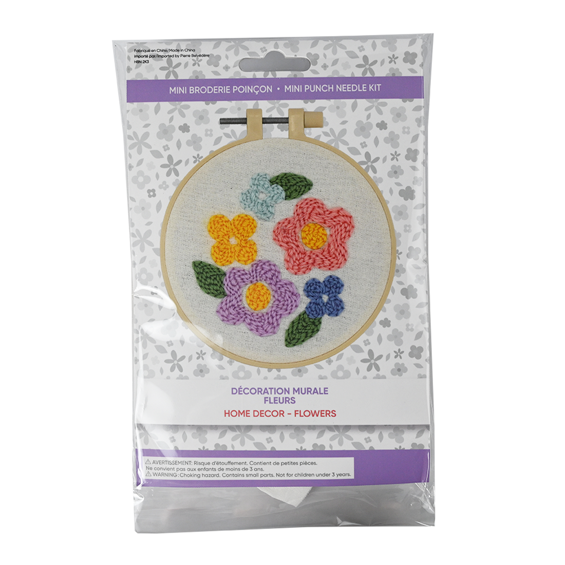 KIT MINI PUNCH NEEDLE – FLEUR PBI ART
