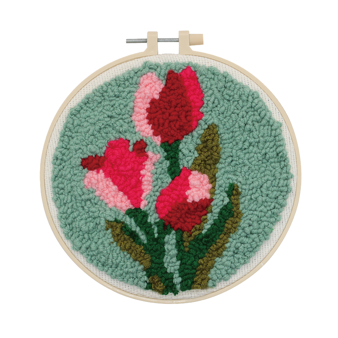 KIT PUNCH NEEDLE DÉCO MAISON – FLEUR PBI ART