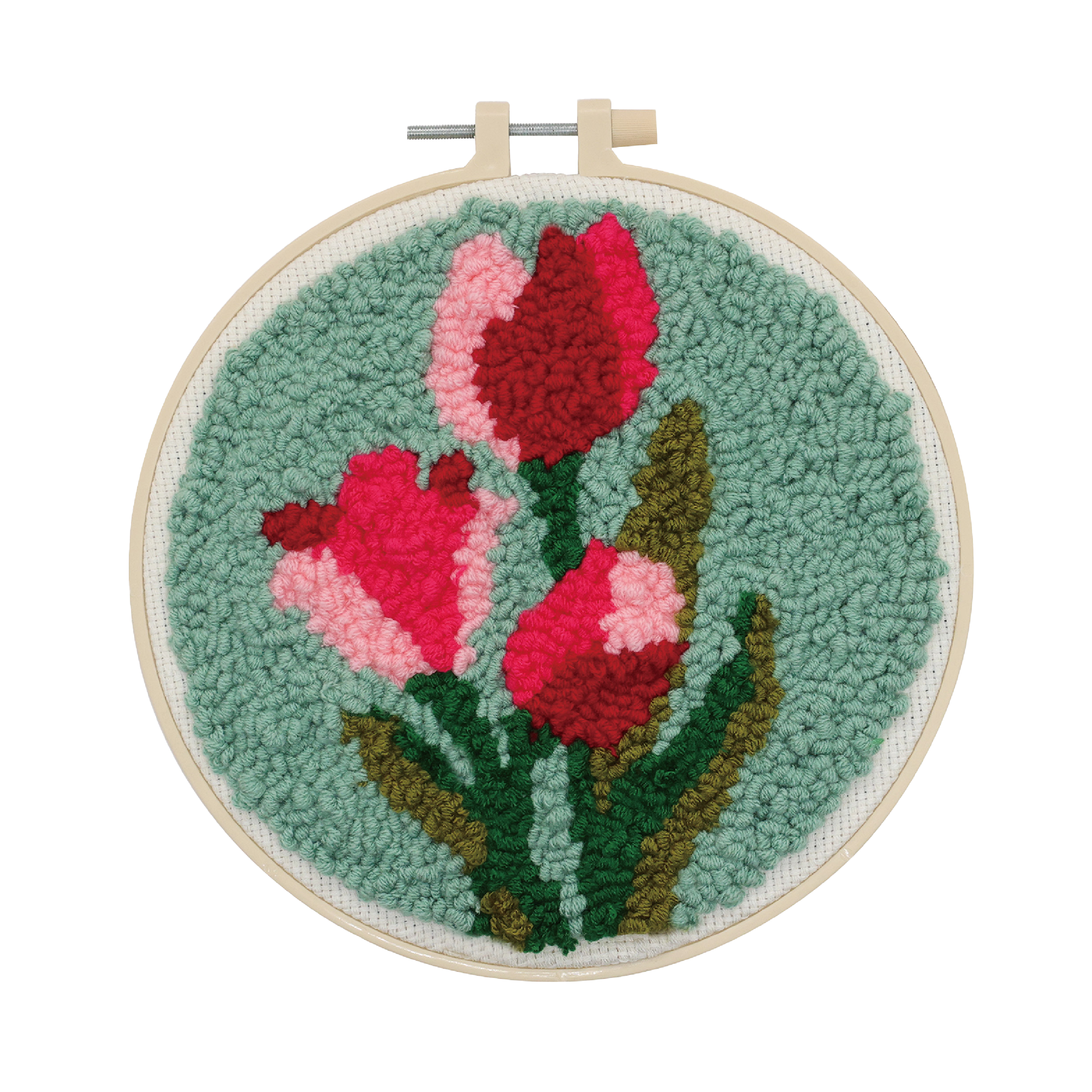 KIT PUNCH NEEDLE DÉCO MAISON – FLEUR PBI ART