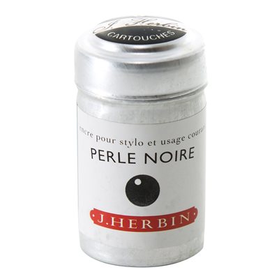 Boite De 6 Cartouches Black Pearl J.HERBIN