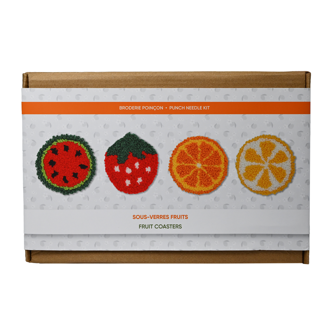 KIT SOUS-VERRES PUNCH NEEDLE – FRUIT PBI ART