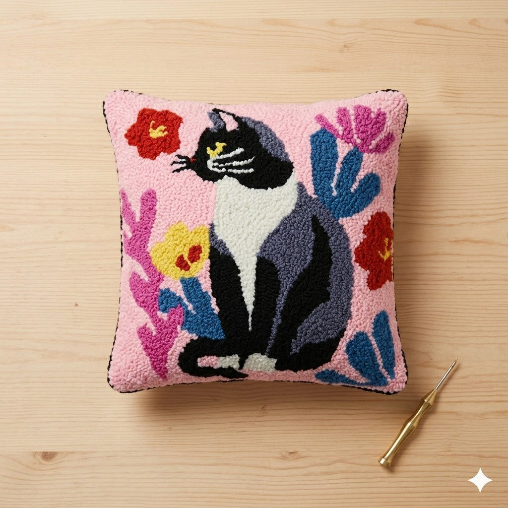 CAT PUNCH NEEDLE CUSHION KIT