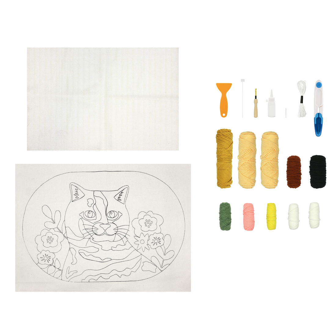 KIT TAPIS PUNCH NEEDLE – MINOU PBI ART