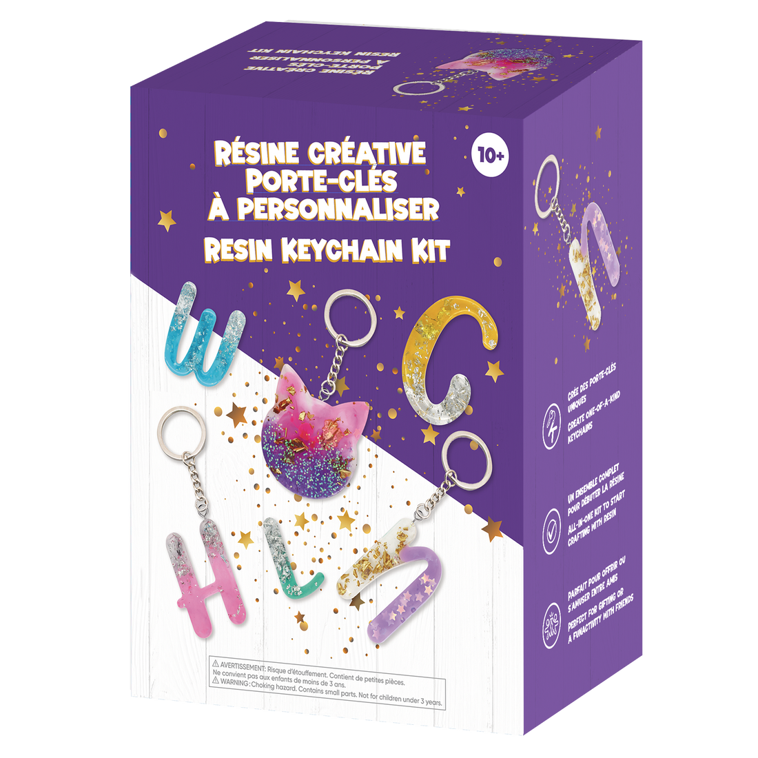 KIT PORTE CLÉS RÉSINE PBI ART