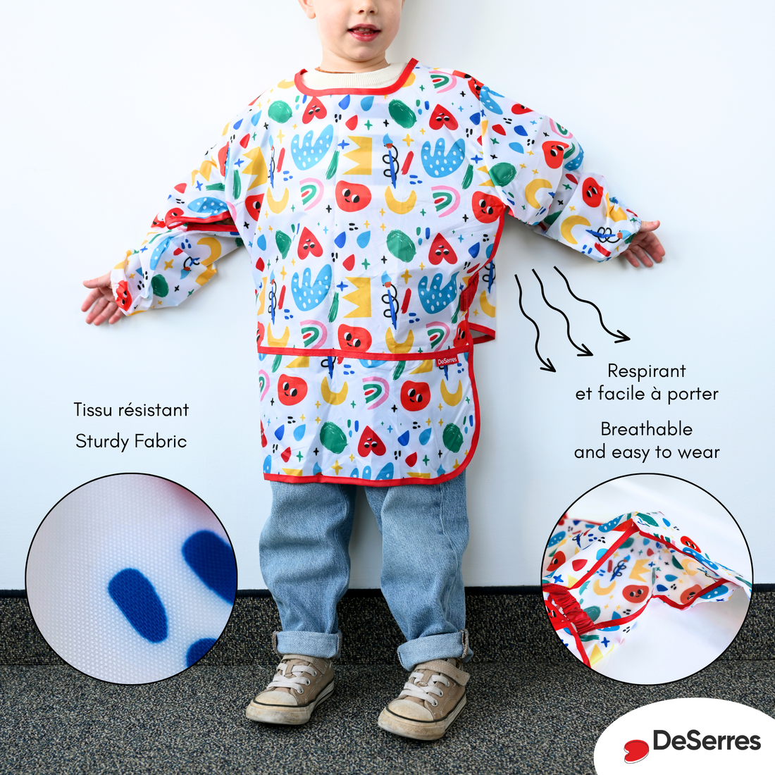 TABLIER POUR ENFANTS 3-5 DESERRES