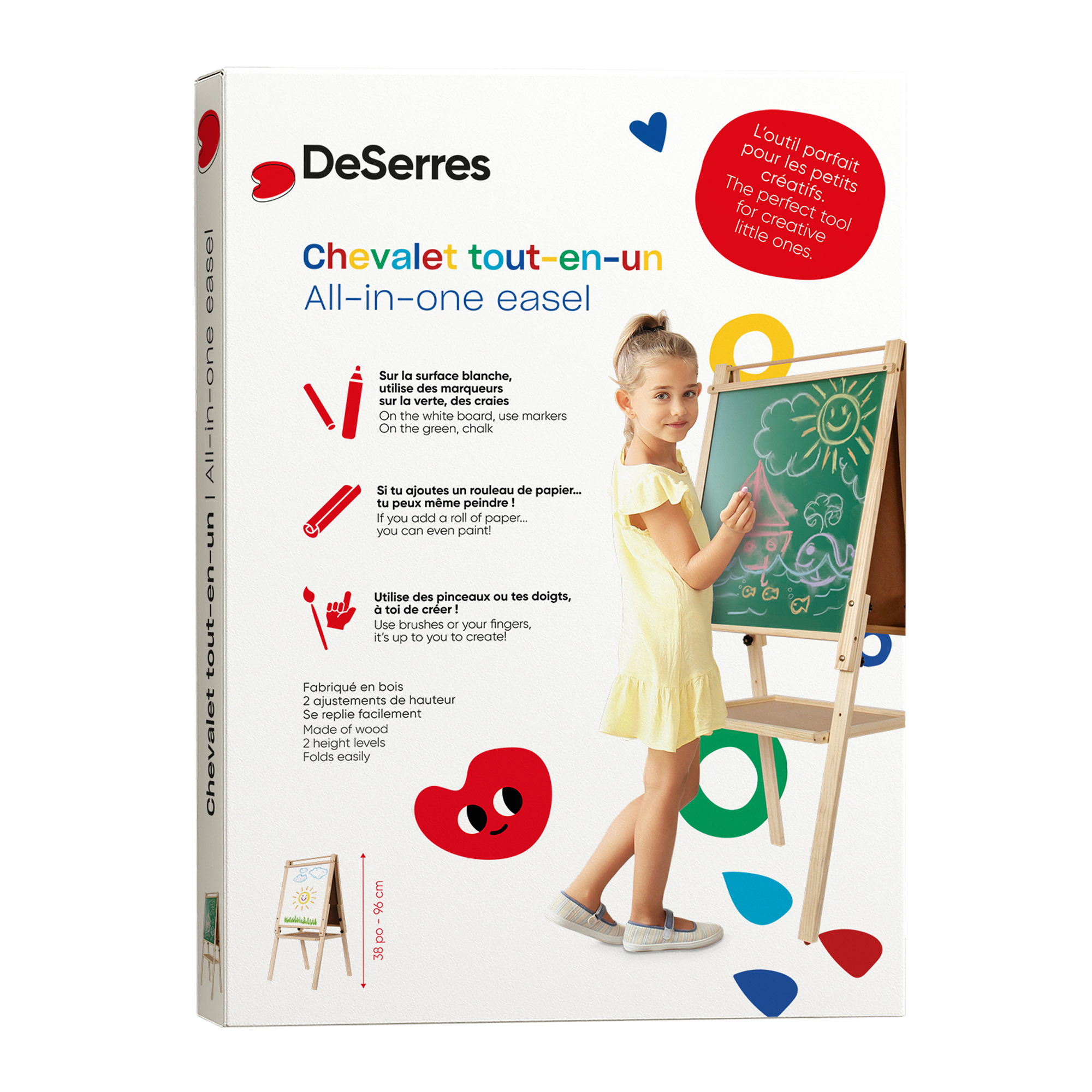 CHEVALET POUR ENFANTS- DESERRES DESERRES
