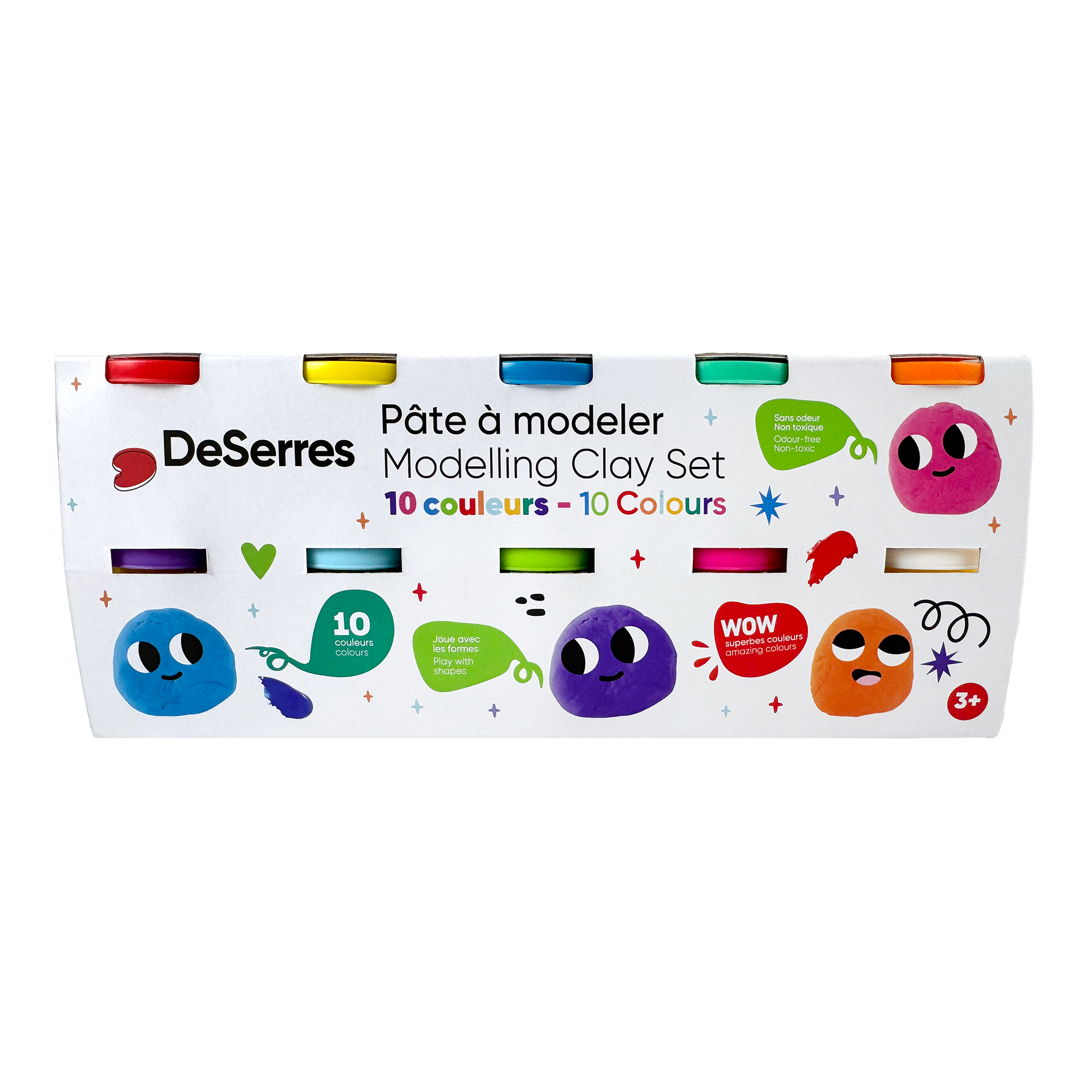 PÂTES A MODELER DESERRES ENS DE 10 DESERRES