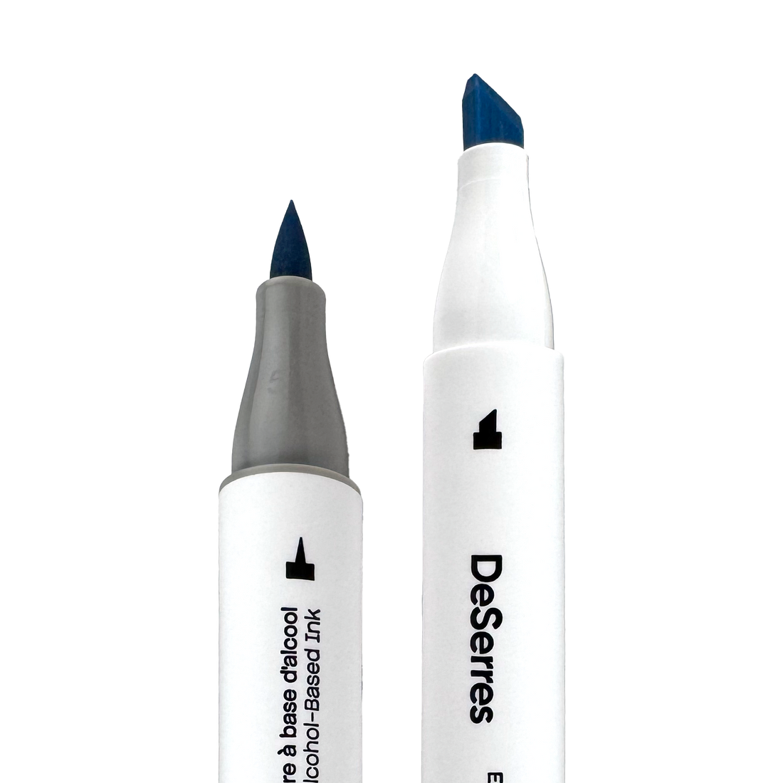 ENSEMBLE MARQUEURS DESERRES DOUBLE POINTE COULEURS PASTELS - 6 PIÈCES DESERRES