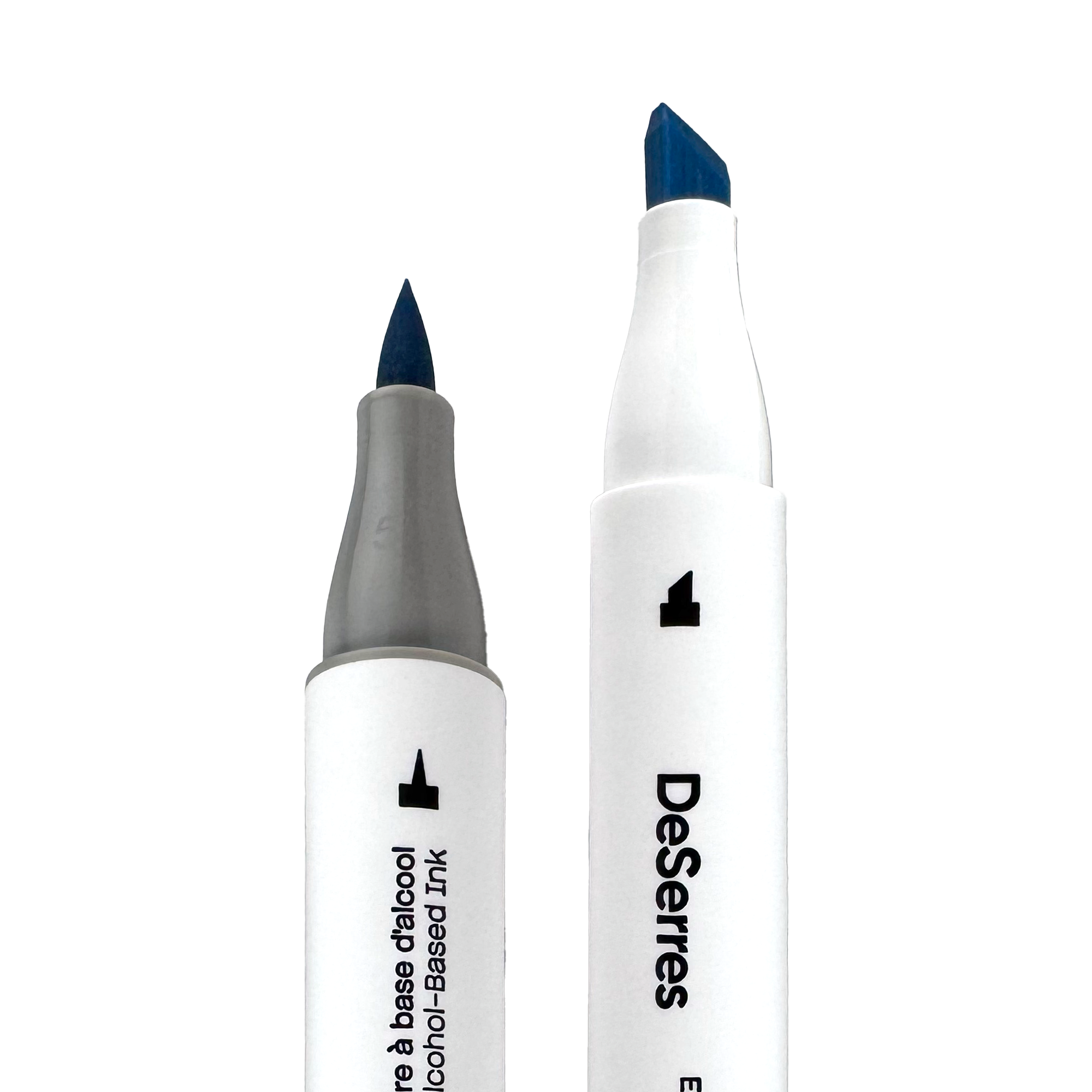 ENSEMBLE MARQUEURS DESERRES DOUBLE POINTE COULEURS PASTELS - 6 PIÈCES DESERRES