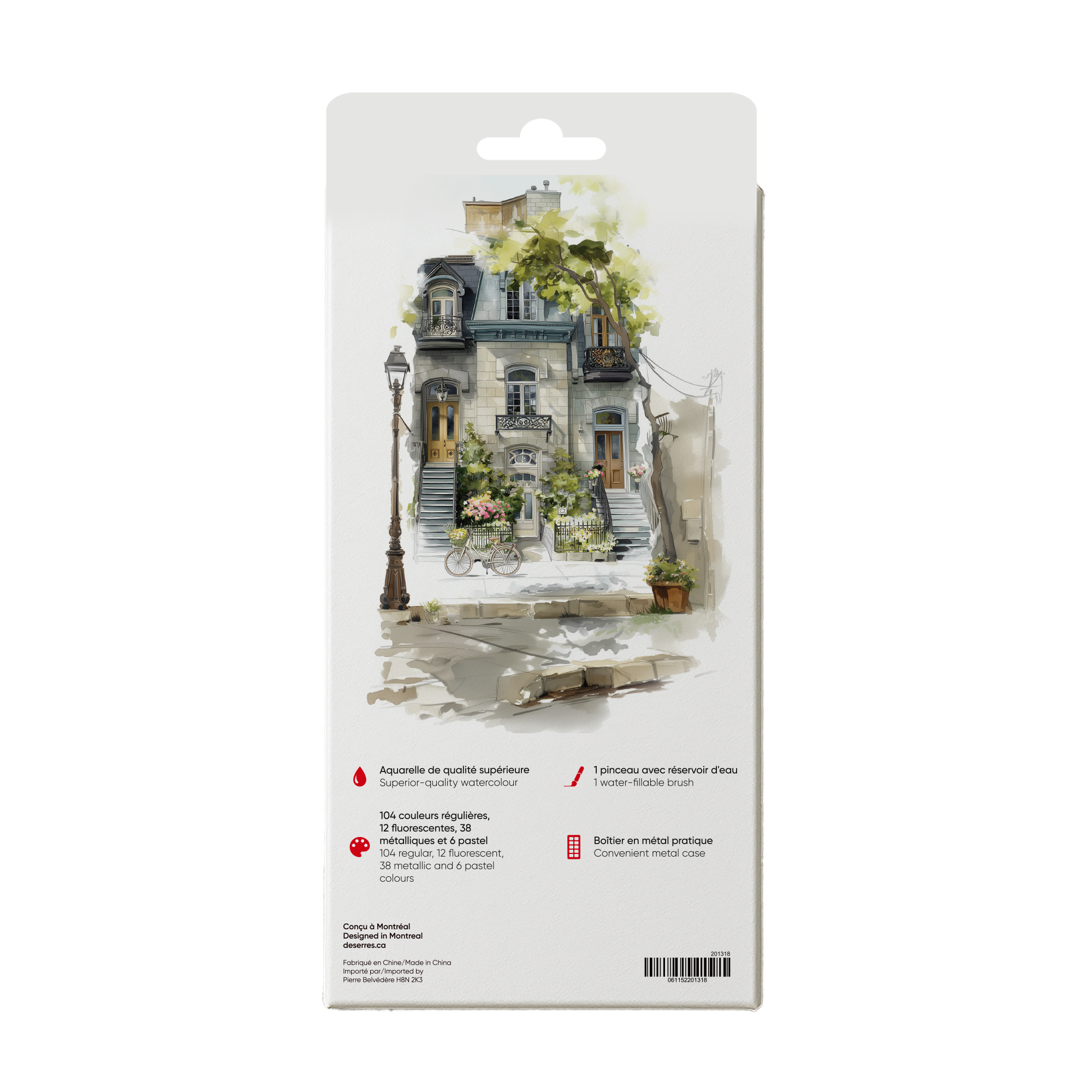 ENSEMBLE AQUARELLE DESERRES- 160 DEMI-GODETS DESERRES