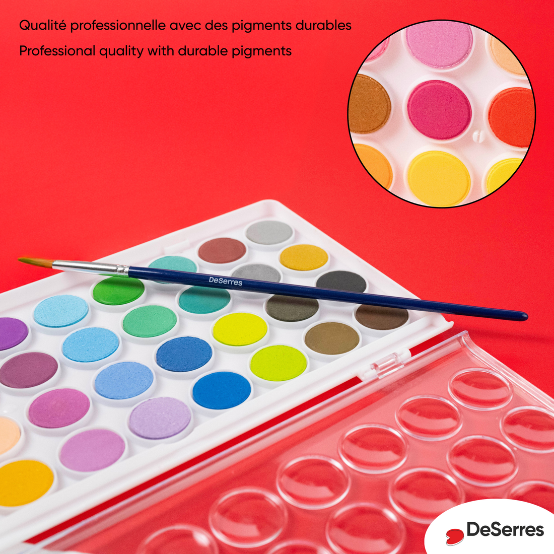 ENSEMBLE AQUARELLE - 36 COULEURS DESERRES