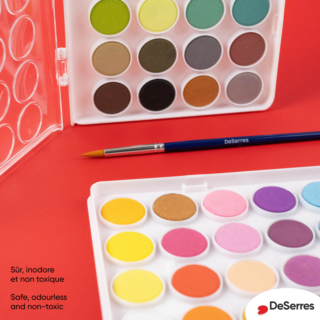 ENSEMBLE AQUARELLE - 36 COULEURS DESERRES