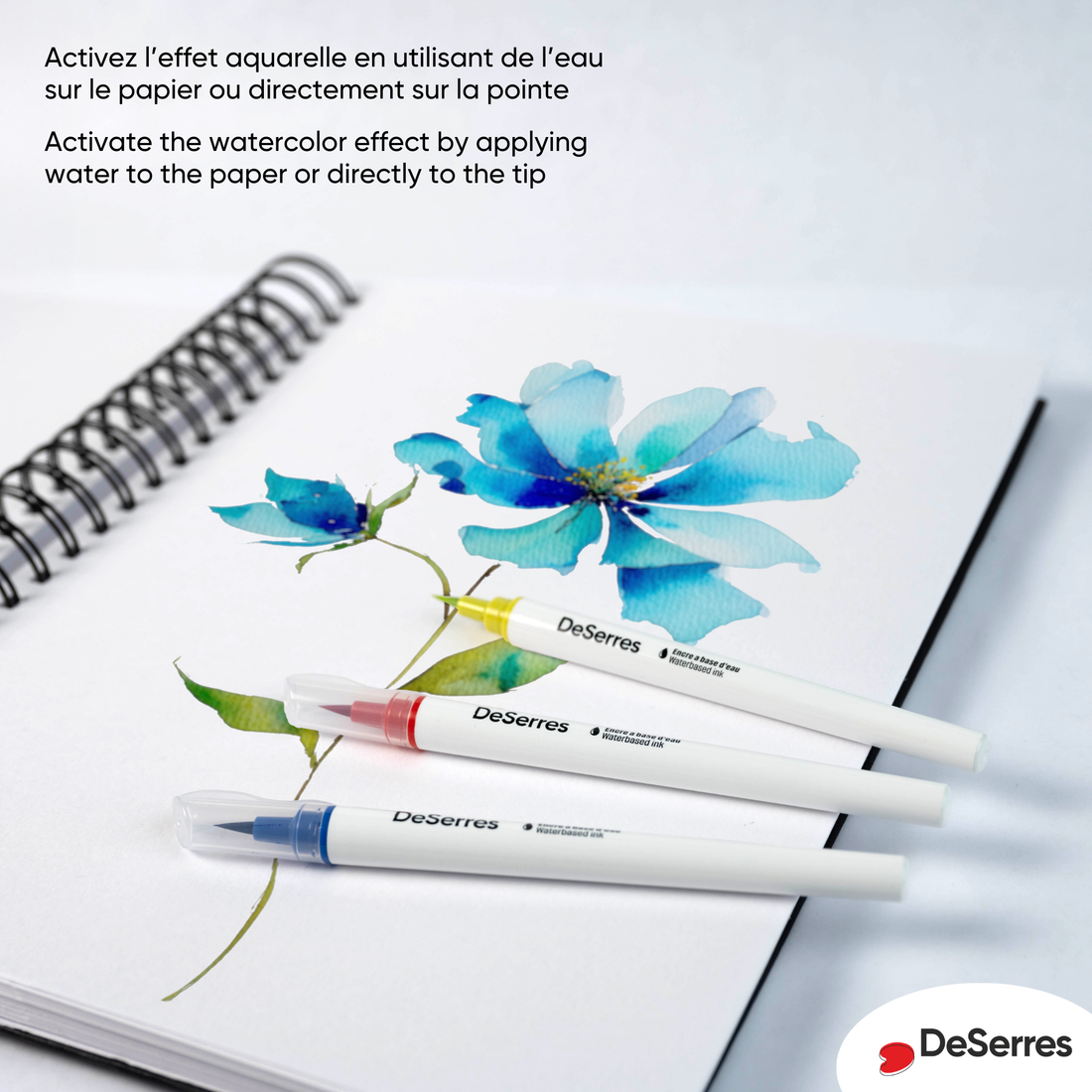 ENSEMBLE 24 MARQUEURS AQUARELLE