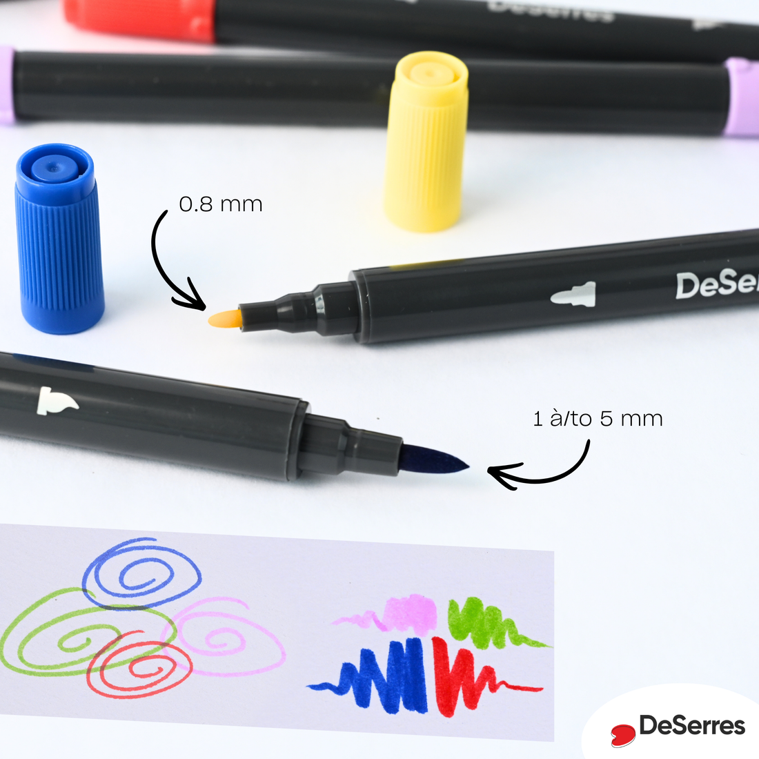 ENSEMBLE 20 MARQUEURS POUR ENFANTS