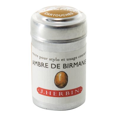 Boite De 6 Cartouches Birmanie Ambre J.HERBIN