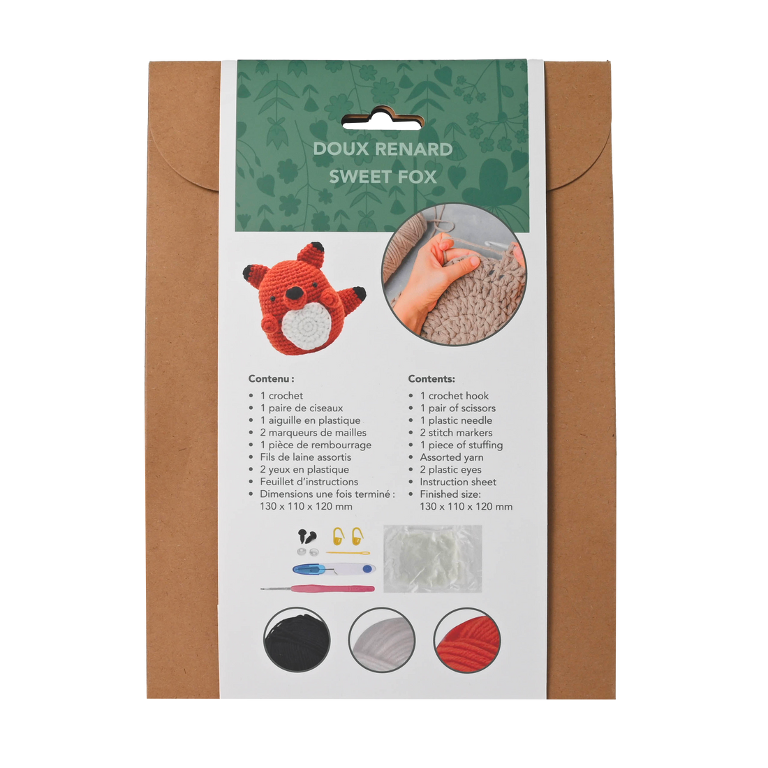 KIT DIY CROCHET – DOUX RENARD