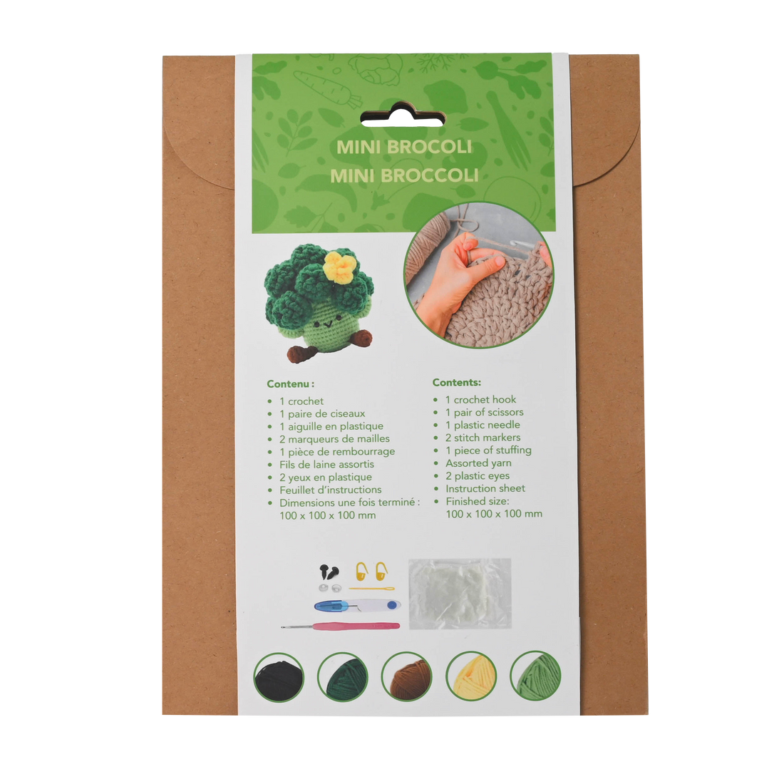 MINI BROCOLI BUDDY DIY CROCHET KIT