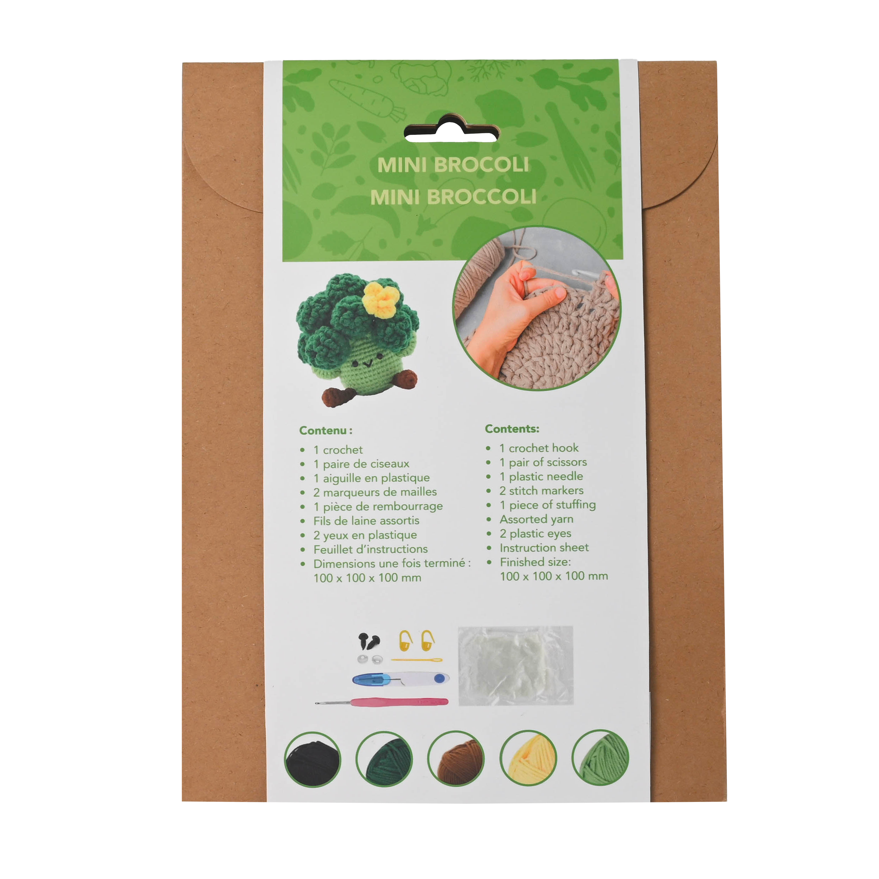 MINI BROCOLI BUDDY DIY CROCHET KIT