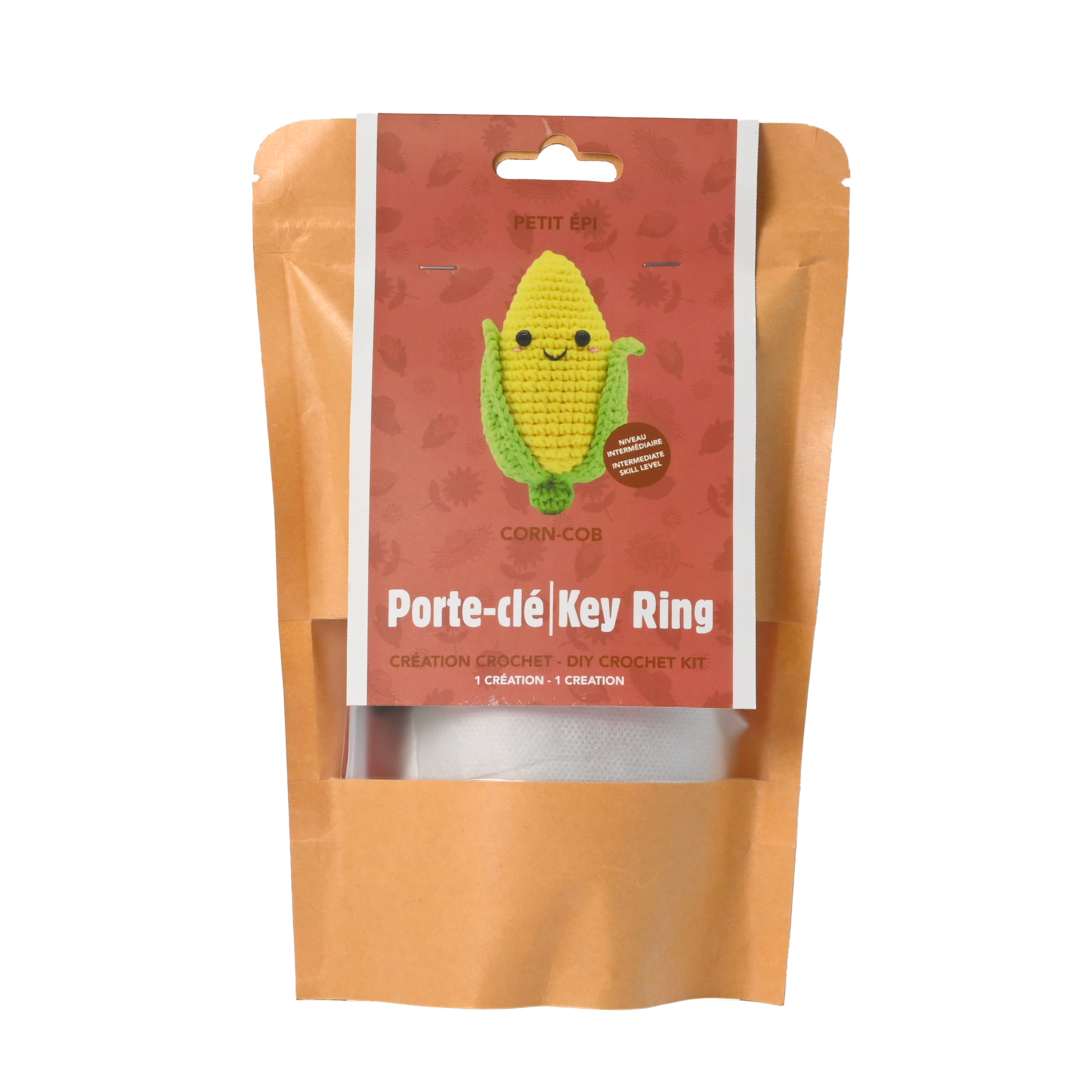 CORN KEYCHAIN DIY  CROCHET KIT