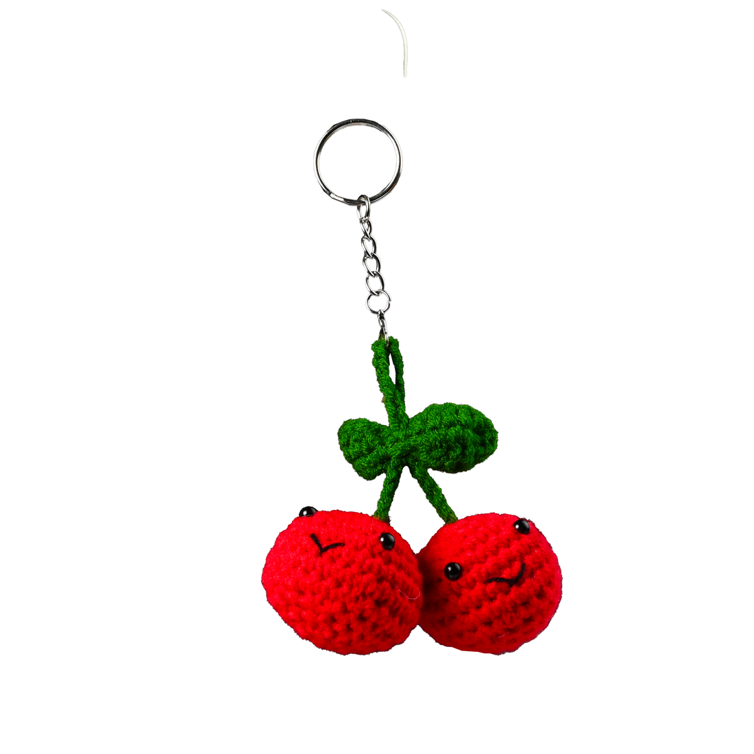 CHERRIES KEYCHAIN DIY  CROCHET KIT