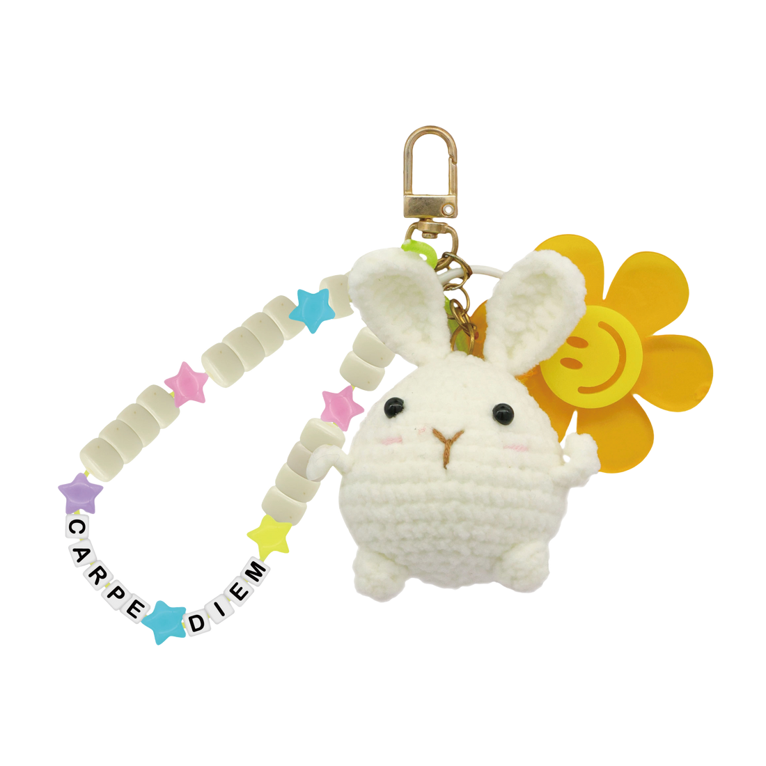 KIT DIY PORTE-CLÉS CROCHET – PETIT LAPIN