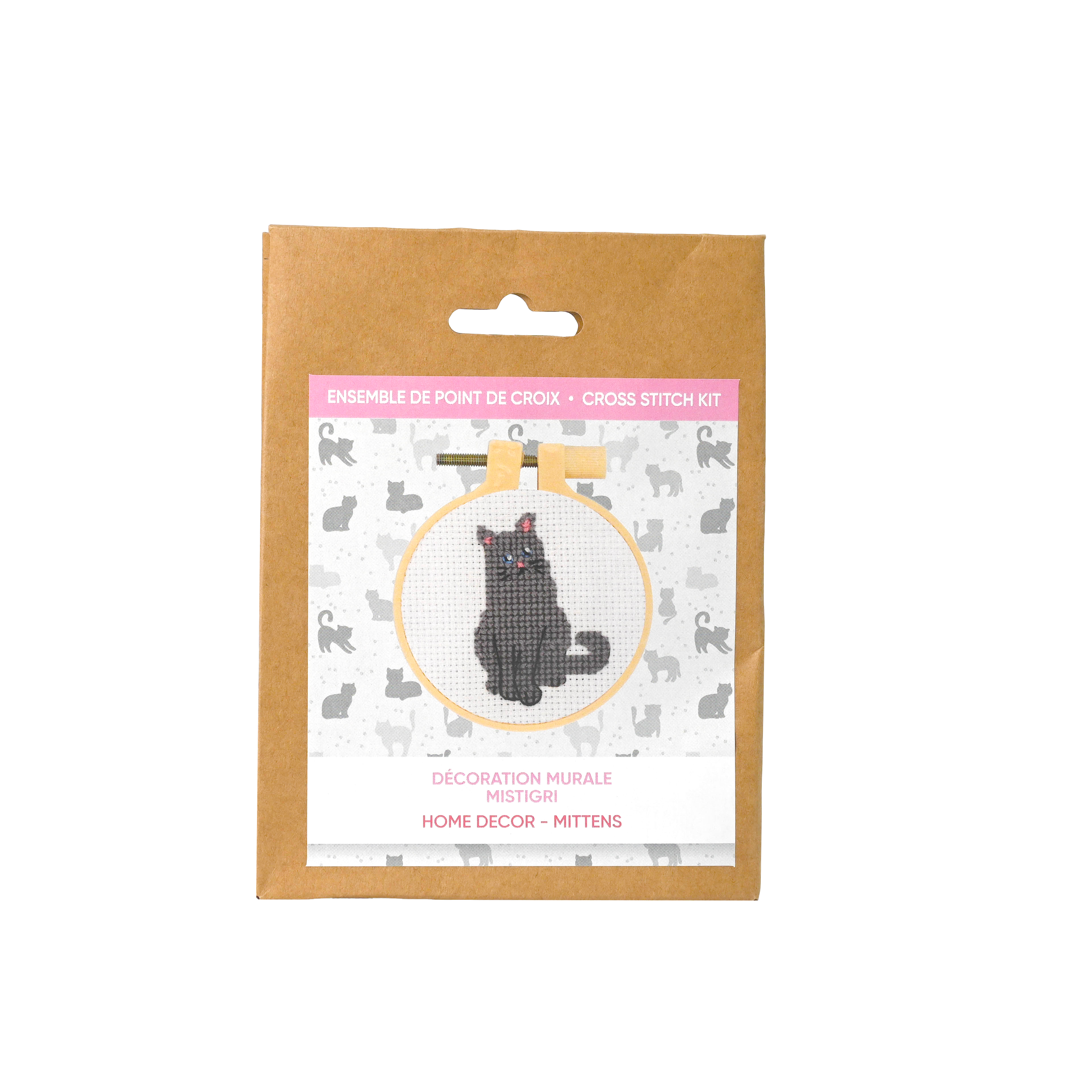 MITTENS KITTY CROSS STITCH KIT
