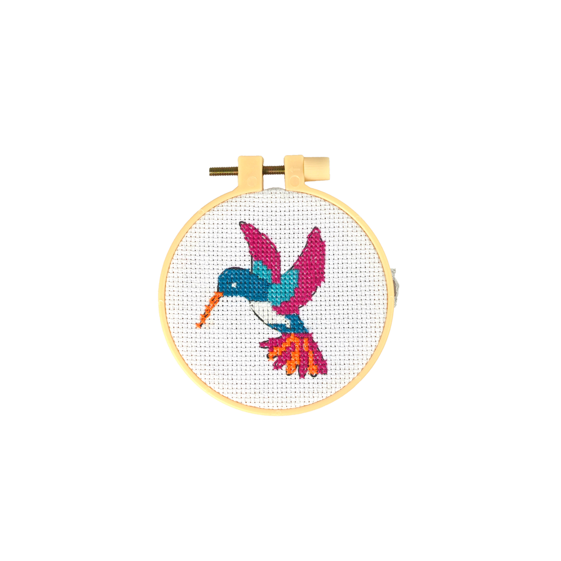 KIT DE POINT DE CROIX- COLIBRI