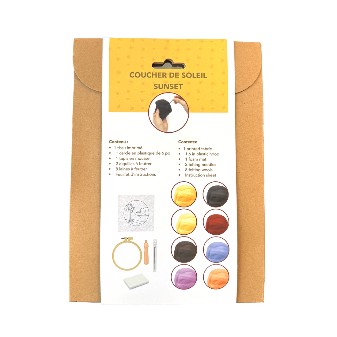 ISLAND SUNSET NEEDLE FELTING KIT