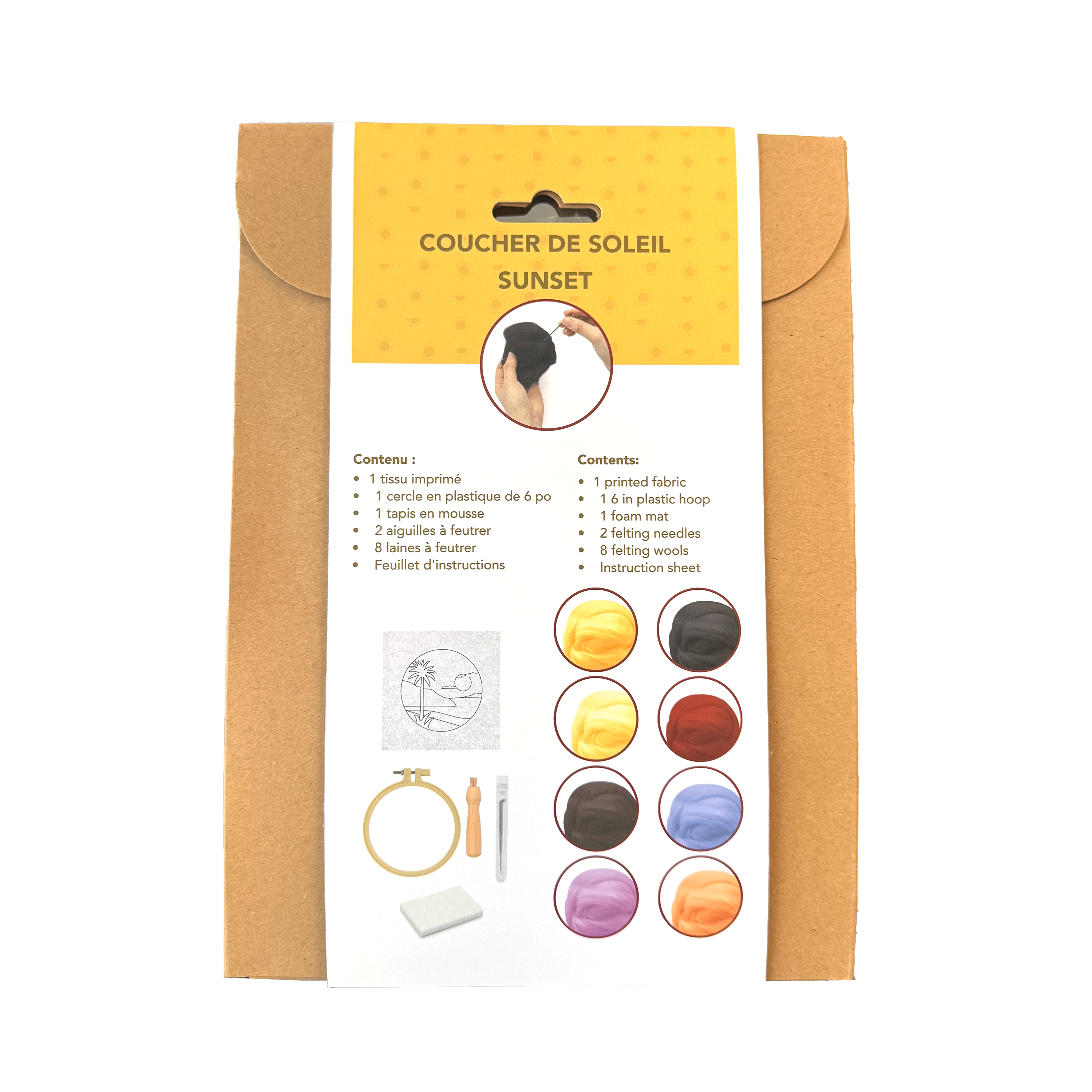 ISLAND SUNSET NEEDLE FELTING KIT